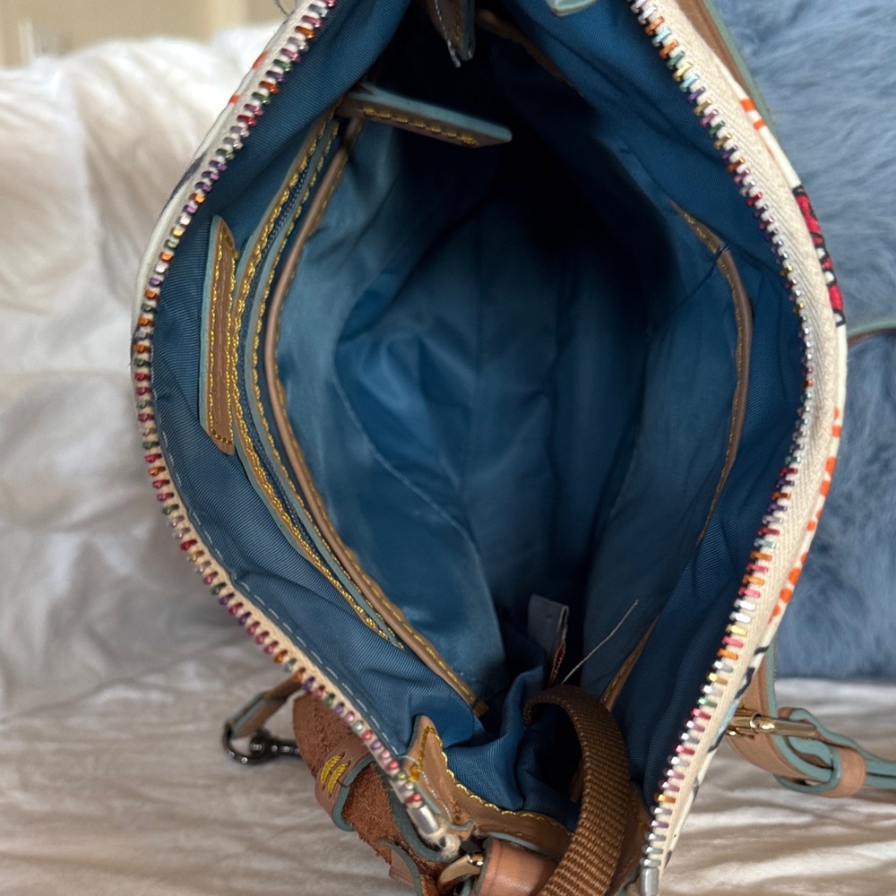Dooney & Bourke Disney Sketch Print Nylon Crossbody Bag, EUC - Picture 5 of 10